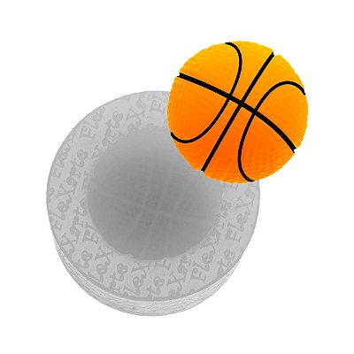 Molde de  Silicone 865 - Bola de Basquete 3cm