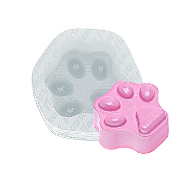 Molde de  Silicone 958 - Pata (Patinha) Média 4cm
