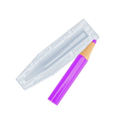Molde de  Silicone 963 - Lápis Professor Médio 7cm