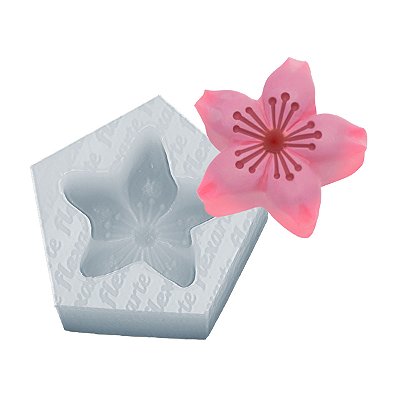 Molde de Silicone 1004 - Flor de Sakura 4cm - Flexarte