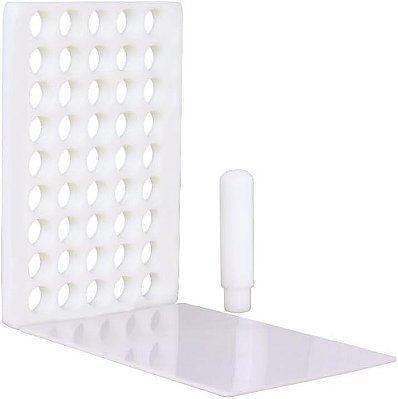 Placa Porcionadora De Doces E Brigadeiro - 2,5 X 15 X 27 Cm - (45 Furos - 15 Gramas)