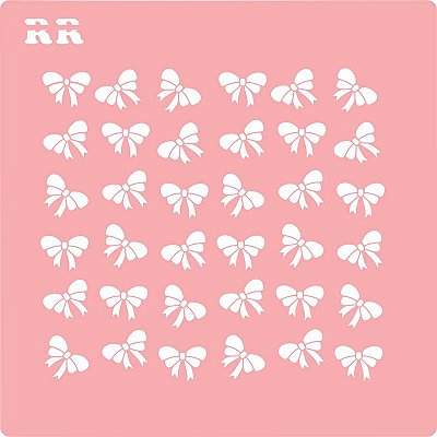 Stencil Biscoito Lacinho