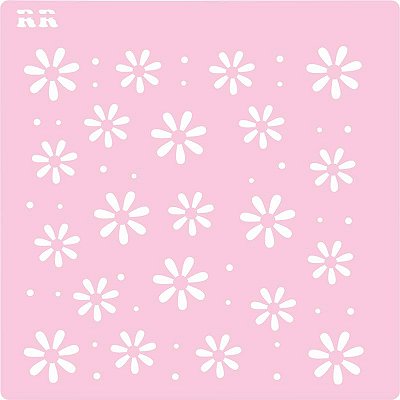 Stencil Biscoito Margaridas 1