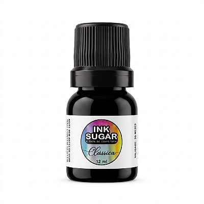 Tinta Ink Sugar - Preta - 12ml - Flexarte