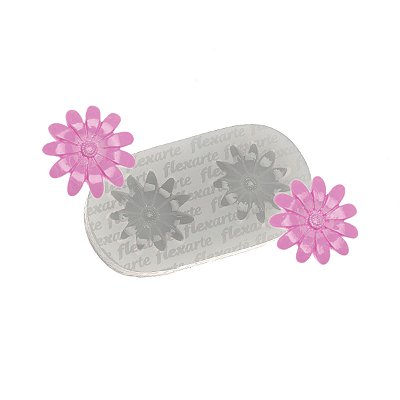 Molde de Silicone 1044 - Florzinhas Juno - 3cm - Flexarte