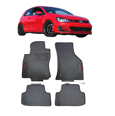 Tapete Borracha Golf 7 Mk7 Gti Estilo Monster Mats Alta Qualidade