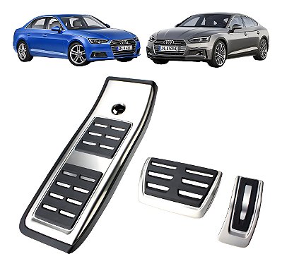 Kit Pedaleiras Audi A4 A5 B9 2017 2018 Esportiva