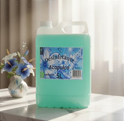 Desinfetante Acapulco 5 Litros (Econômico e Profissional)