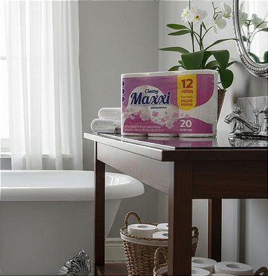Papel Higiênico Maxxi Folha Dupla – Super Econômico (Pacote com 12)