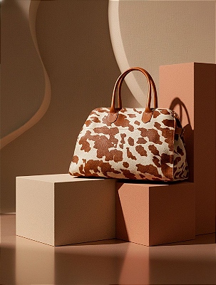 Bolsa Firenze Cow Print