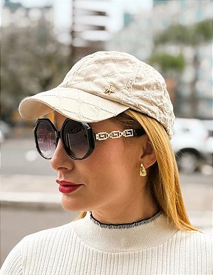 ÓCULOS DE SOL OVERSIZE PRETO DEGRADE