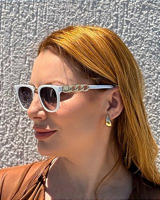 ÓCULOS DE SOL BRANCO