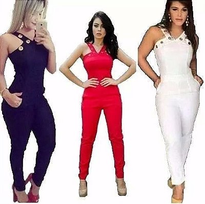 Macacão Feminino Longo Social Para Festa