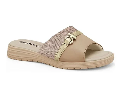 Tamanco Rasteira Caqui