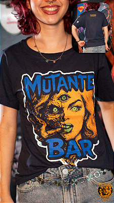 Camiseta Mutante Bar - Azul