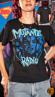 Camiseta Mutante Rádio - Azul