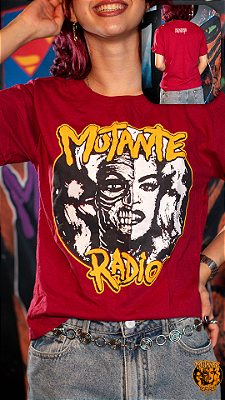 Camiseta Mutante Rádio - Vermelho