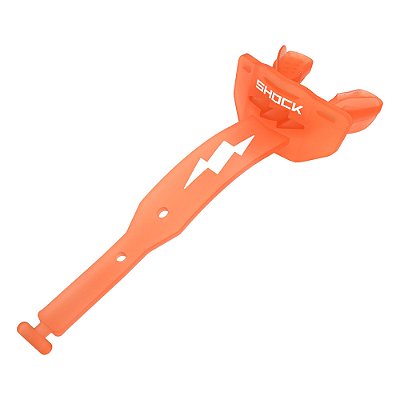 Protetor Bucal para Futebol Americano Shock Doctor Thunder Bolt Laranja