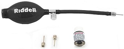 Bomba Para Inflar almofadas de capacetes + Lubrificante + agulhas extras