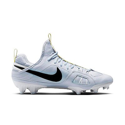 Chuteira de Futebol Americano Nike Huarache 9 Varsity Cinza Claro e Preta