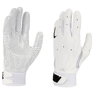 Luva de Futebol Americano para Lineman OL / DL Nike D-Tack 7 Branca