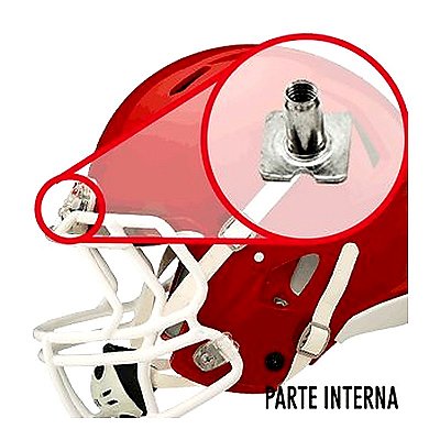 Porca Para Fixar Facemask em Capacete De Futebol Americano - Por Unidade