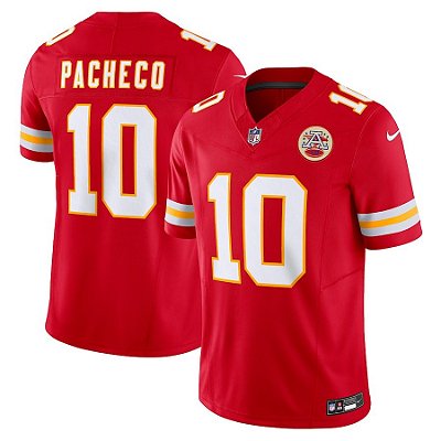 Camisa NFL Kansas City Chiefs - Pacheco - Vermelha - F.U.S.E. Limited - Masculina Adulto e Infantil