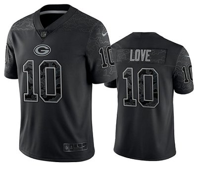 Camisa NFL Green Bay Packers - Love - Preta - Vapor Limited - Masculina Adulto e Infantil