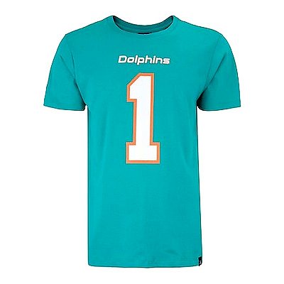 Camiseta NFL Miami Dolphins Tua Tagovailoa Masculina Verde NTK Big Number