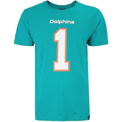 Camiseta Miami Dolphins Tua Tagovailoa Masculina Verde NFL NTK Big Number