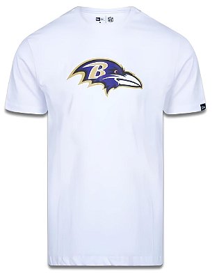 Camiseta Baltimore Ravens Masculina Branca NFL New Era Big Logo