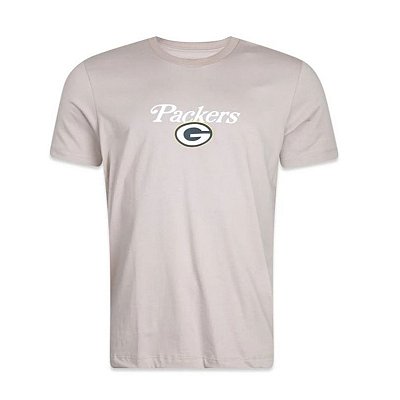 Camiseta NFL Green Bay Packers Masculina Areia New Era Brand