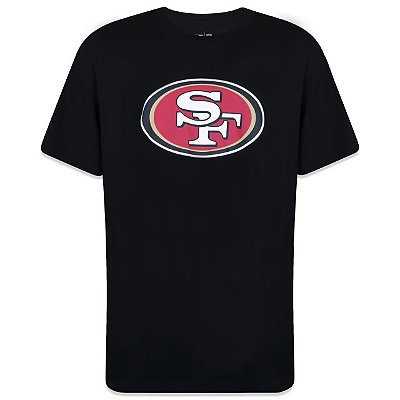 Camiseta NFL San Francisco 49ers Masculina Preta New Era Big Logo