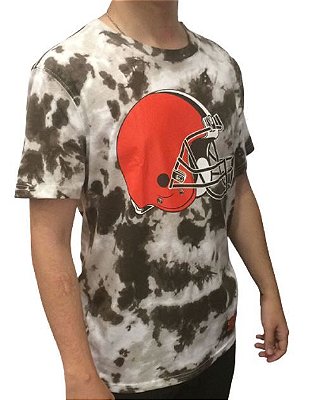 Camiseta NFL Cleveland Browns Masculina Camuflada New Era Big Logo