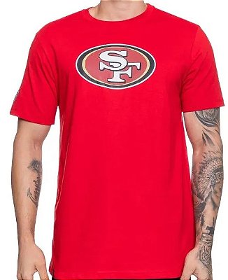 Camiseta NFL San Francisco 49ers Masculina Vermelha NTK Big Logo