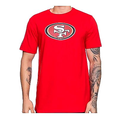 Camiseta NFL San Francisco 49ers Masculina Vermelha NTK Big Logo