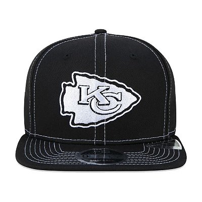 Boné New Era NFL Kansas City Chiefs Preto 9FIFTY Snapback