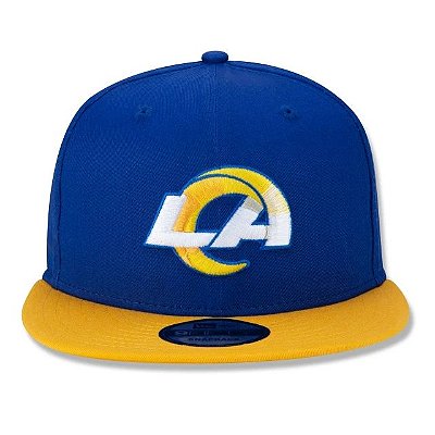Boné New Era NFL Los Angeles Rams Azul e Amarelo 9FIFTY Snapback