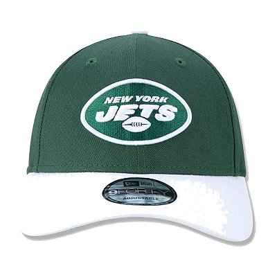 Boné New Era NFL New York Jets Verde e Branco 9FORTY Snapback