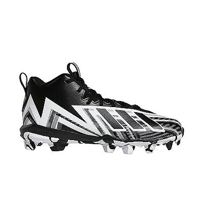 Chuteira De Futebol Americano Adidas Freak Spark MID Preta e Branca
