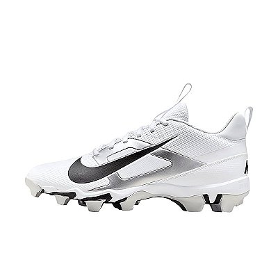 Chuteira De Futebol Americano Nike Alpha Menace 4 Shark Branca e Cinza