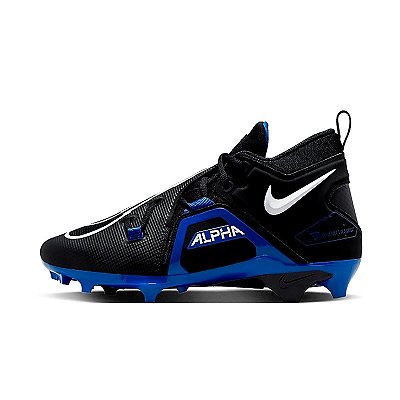Chuteira De Futebol Americano Nike Alpha Menace Pro 3 Preta e Azul
