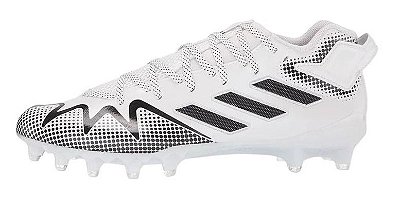 Chuteira De Futebol Americano Adidas Freak Branca e Preta