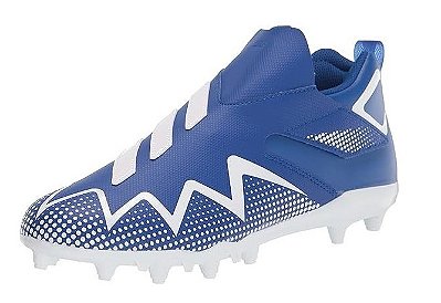 Chuteira De Futebol Americano Adidas Freak Spark Branca e Azul