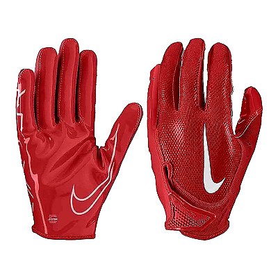 Luva de Futebol Americano para Recebedores Nike Vapor Jet 7.0 Vermelha e Branca