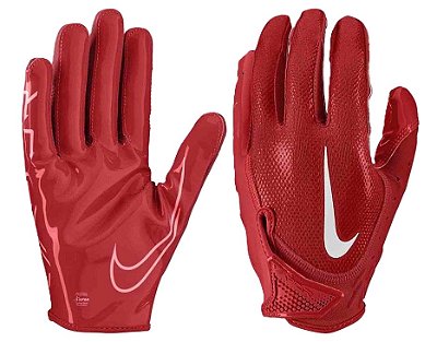 Luva de Futebol Americano para Recebedores Nike Vapor Jet 7.0 Vermelha e Branca