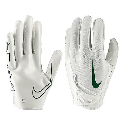 Luva de Futebol Americano para Recebedores Nike Vapor Jet 7.0 Branca e Verde