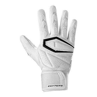 Luva de Futebol Americano para OL/DL Cutters The Force 4.0 Branca