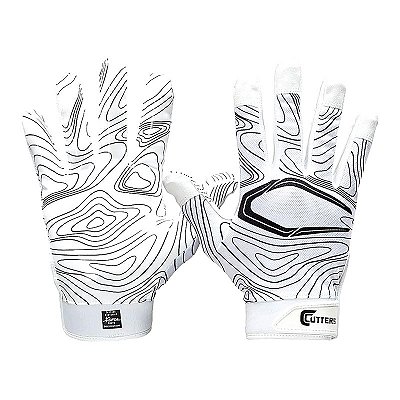 Luva De Futebol Americano Para Recebedores Cutters Topo Game Day Branca