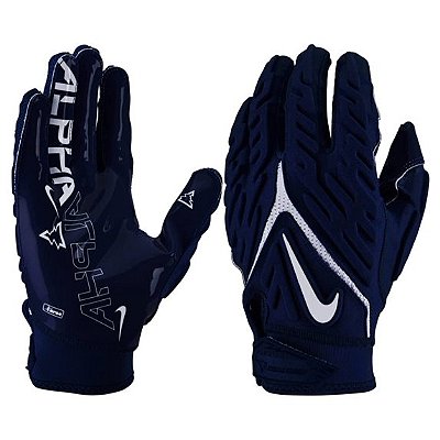 Luva de Futebol Americano Para Recebedores, TE, OL/DL Nike Superbad 6.0 Azul Escuro